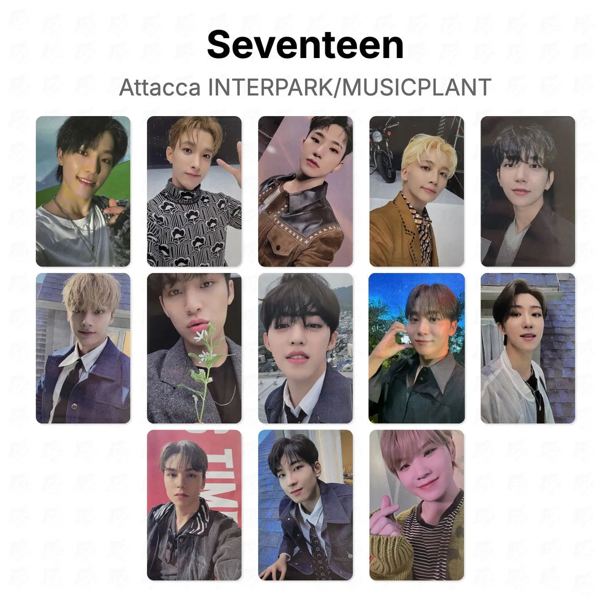 Seventeen Attacca INTERPARK/MUSICPLANT photocard ufficiale