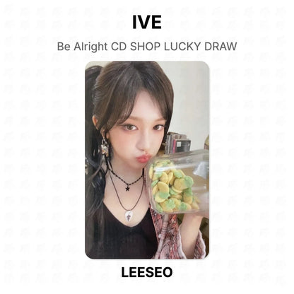 IVE Be Alright CD SHOP LUCKY DRAW Official Photocard