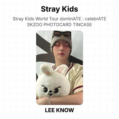 Stray Kids World Tour dominATE : celebrATE SKZOO PHOTOCARD TINCASE Official Photocard