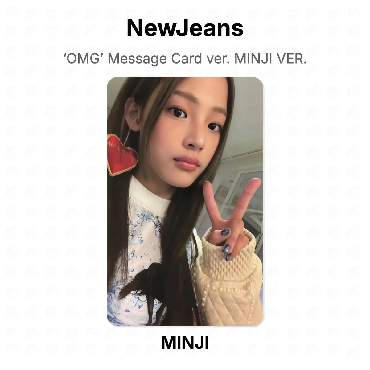 NewJeans ‘OMG’ Message Card ver. MINJI VER. Official Photocard