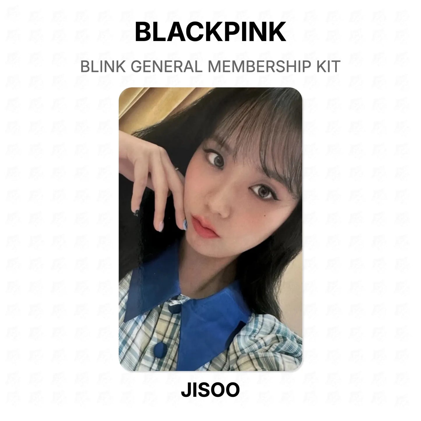 BLACKPINK BLINK GENERAL MEMBERSHIP KIT Official Photocard