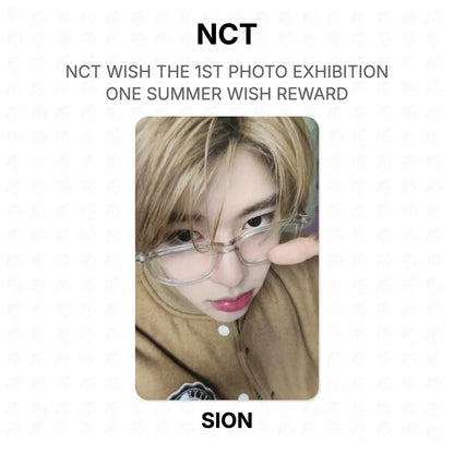 NCT WISH THE 1ST PHOTO EXHIBITION ONE SUMMER WISH REWARD Official Photocard