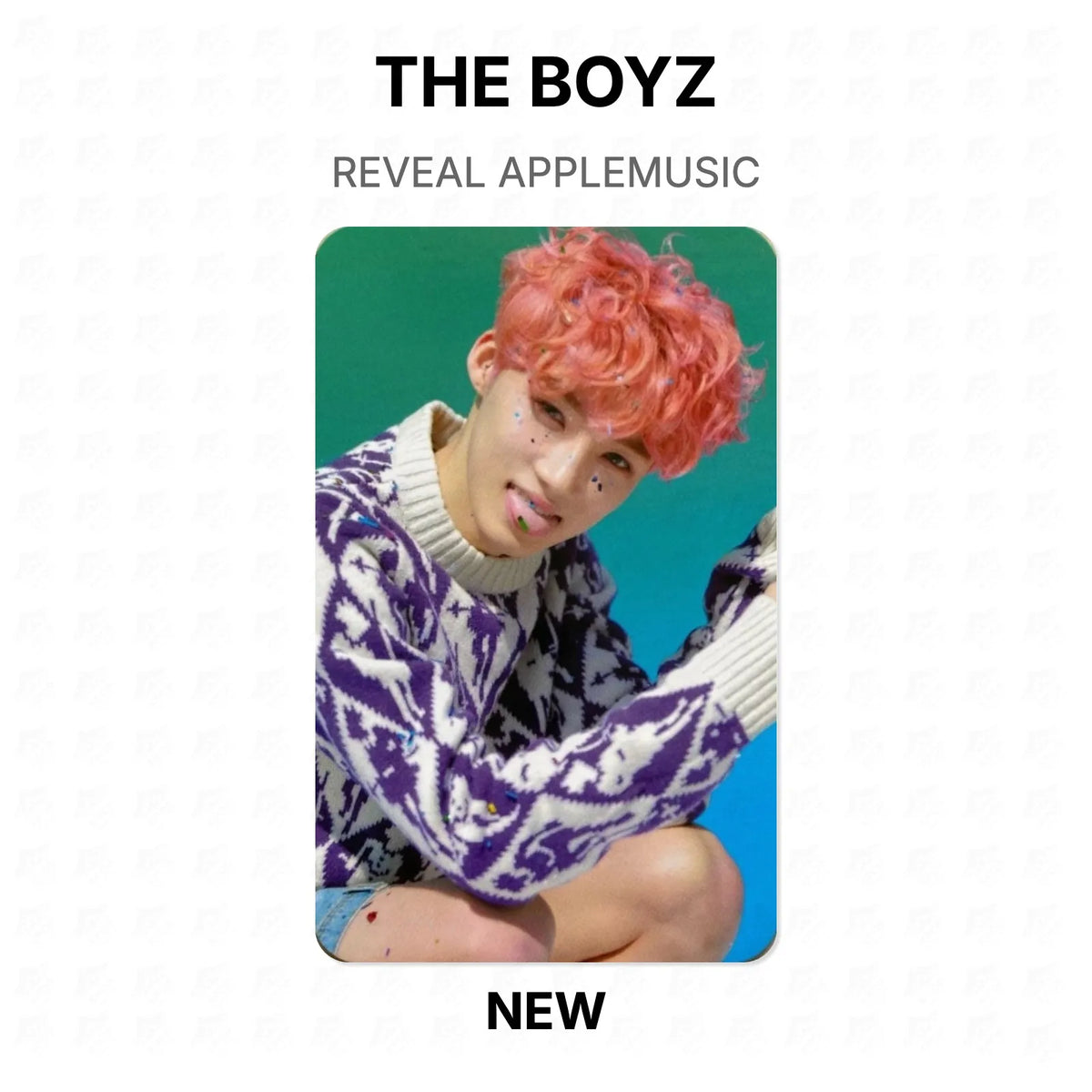 THE BOYZ REVEAL APPLEMUSIC Official Photocard