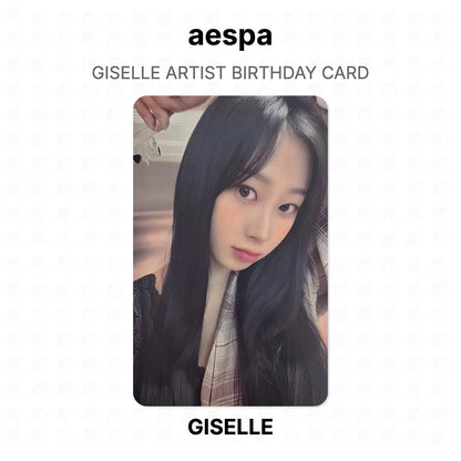 aespa GISELLE ARTIST BIRTHDAY CARD Official Photocard
