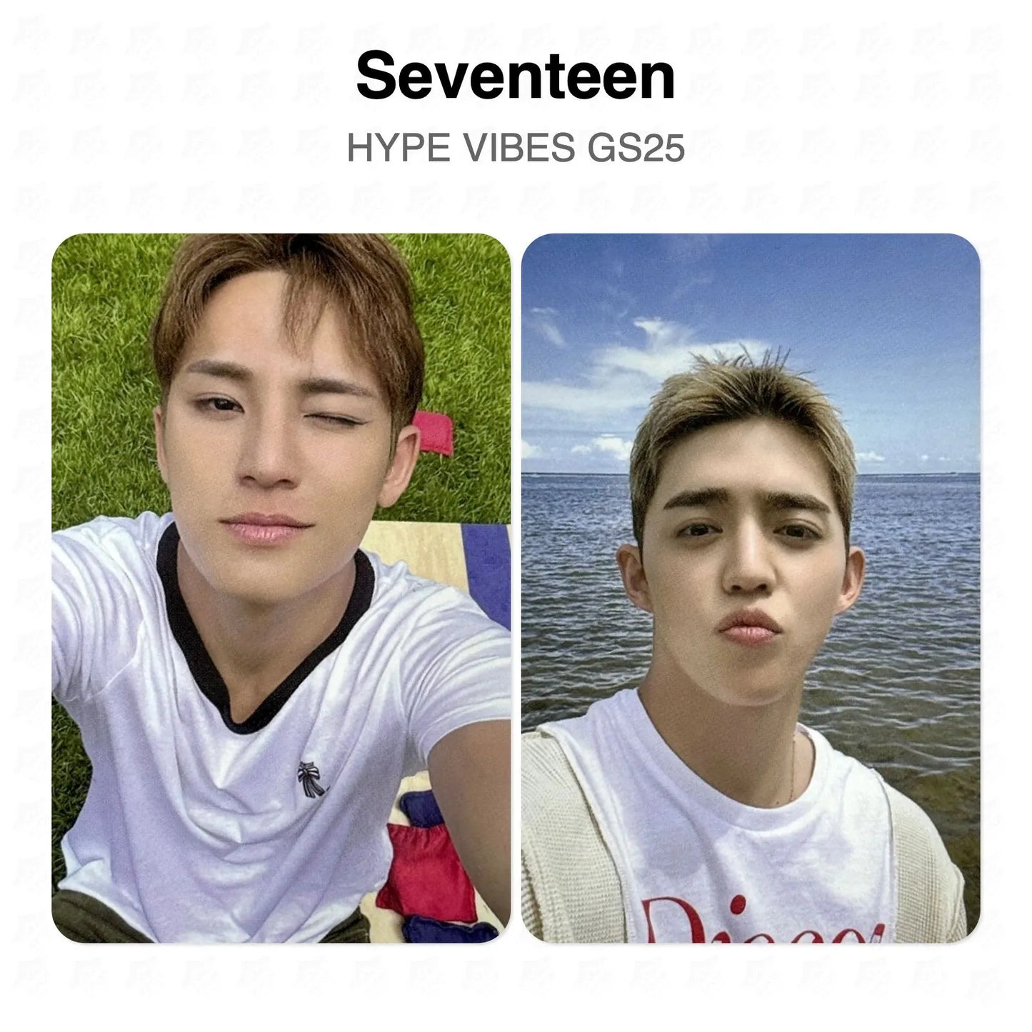 Seventeen HYPE VIBES GS25 Official Photocard