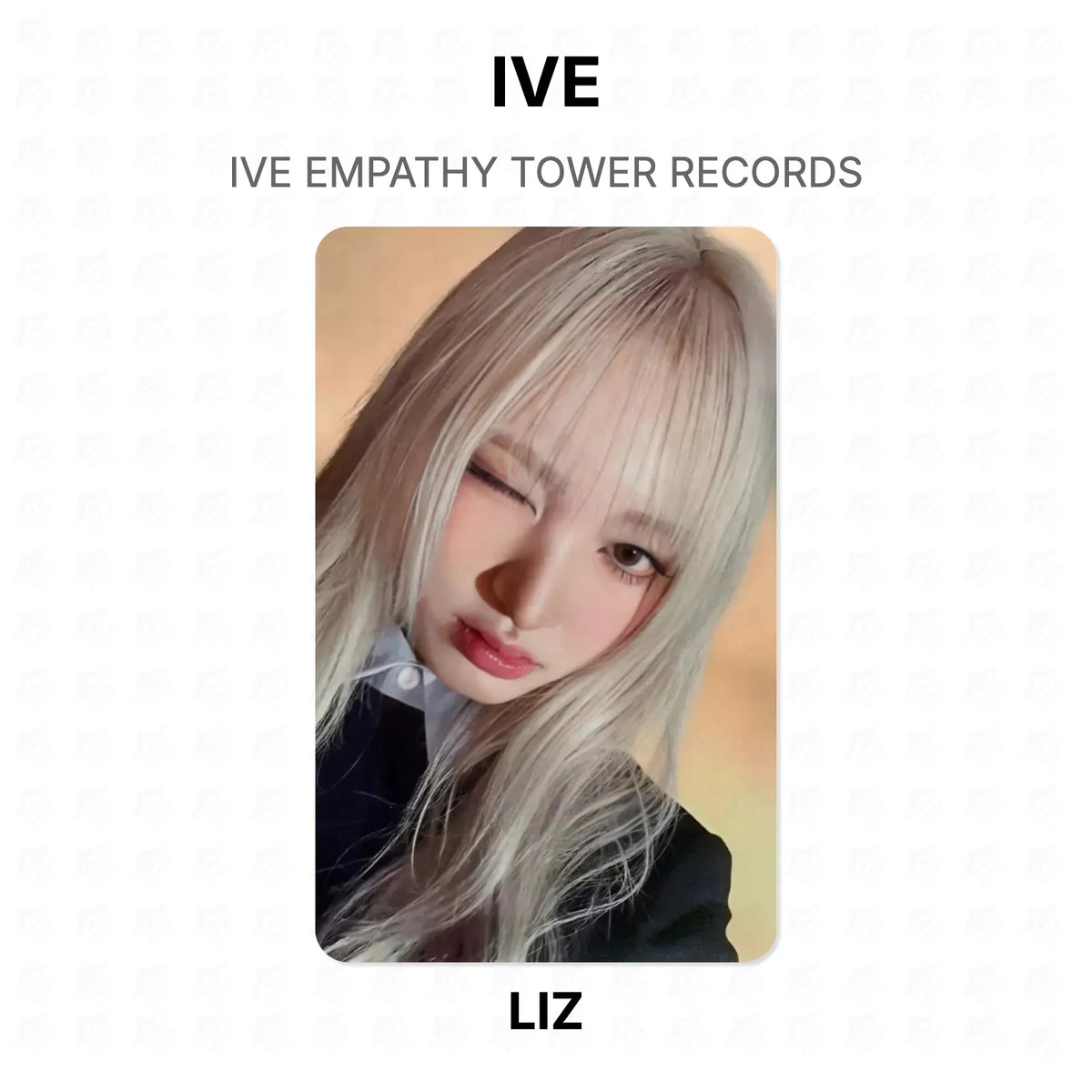 IVE EMPATHY TOWER RECORDS Official Photocard
