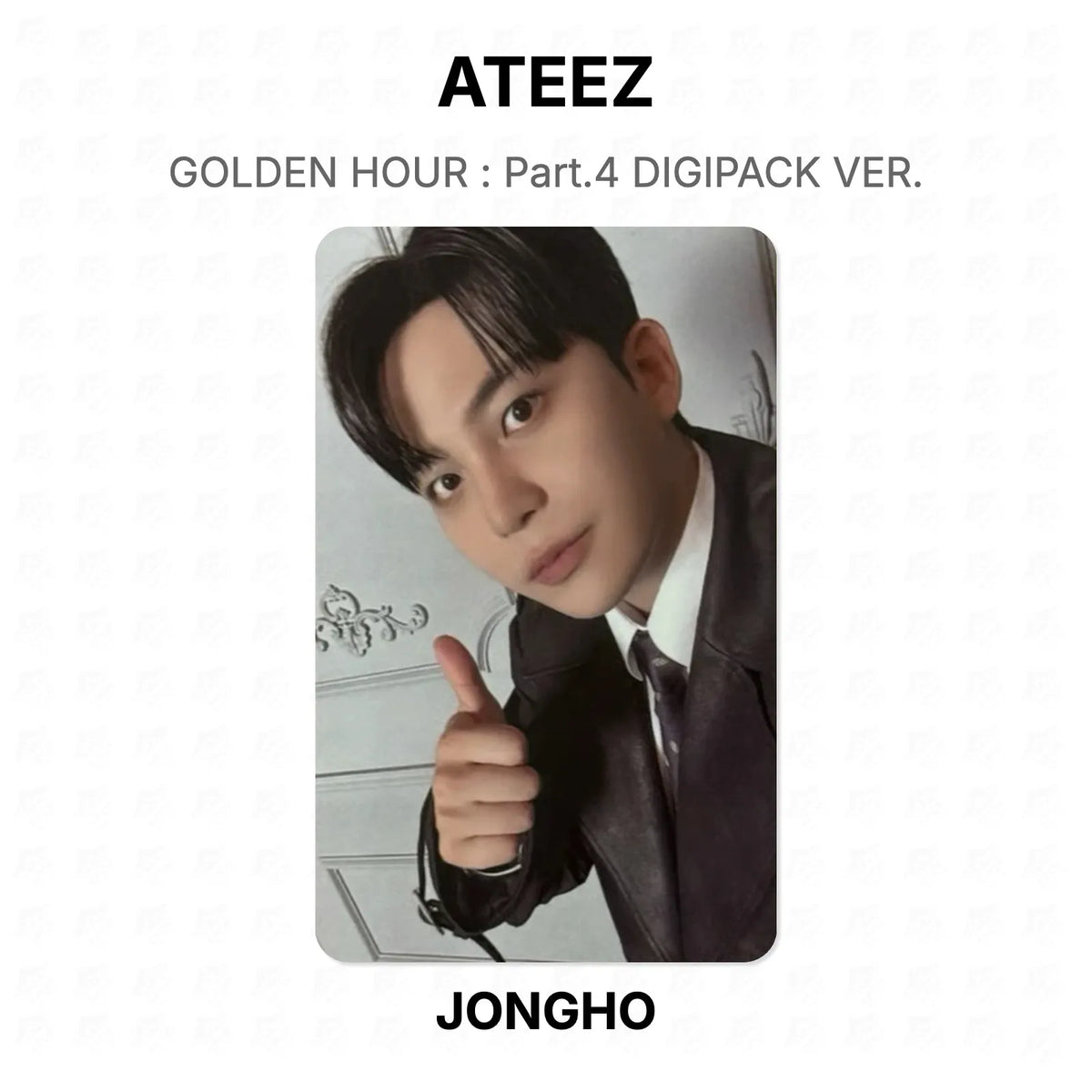 ATEEZ GOLDEN HOUR : Part.4 DIGIPACK VER. Official Photocard