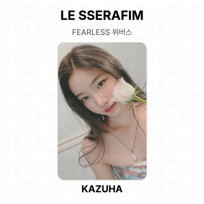 LE SSERAFIM FEARLESS WEVERSE Official Photocard