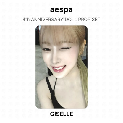 aespa 4th ANNIVERSARY DOLL PROP SET Official Photocard