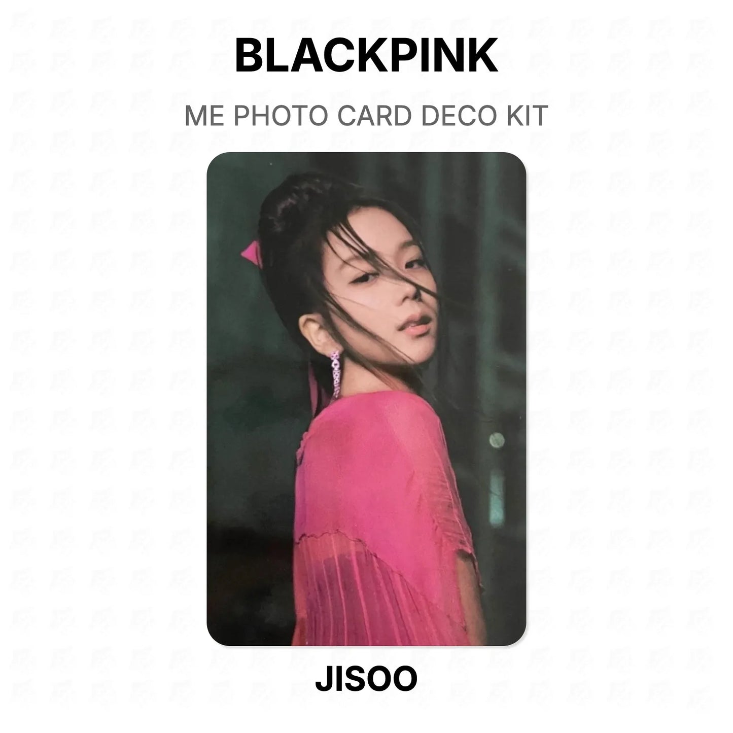 BLACKPINK ME PHOTO CARD DECO KIT Official Photocard