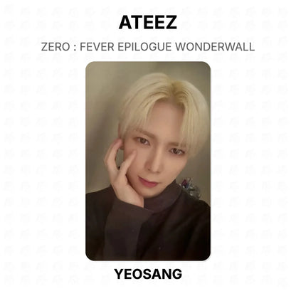 ATEEZ ZERO : FEVER EPILOGUE WONDERWALL Official Photocard