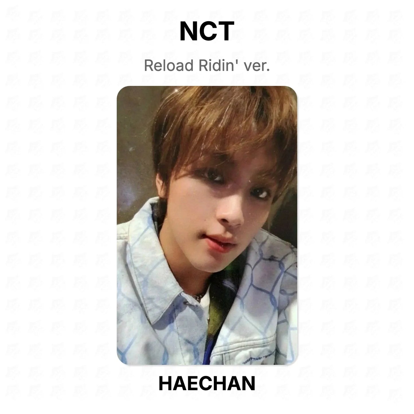 NCT Reload Ridin' ver. Official Photocard