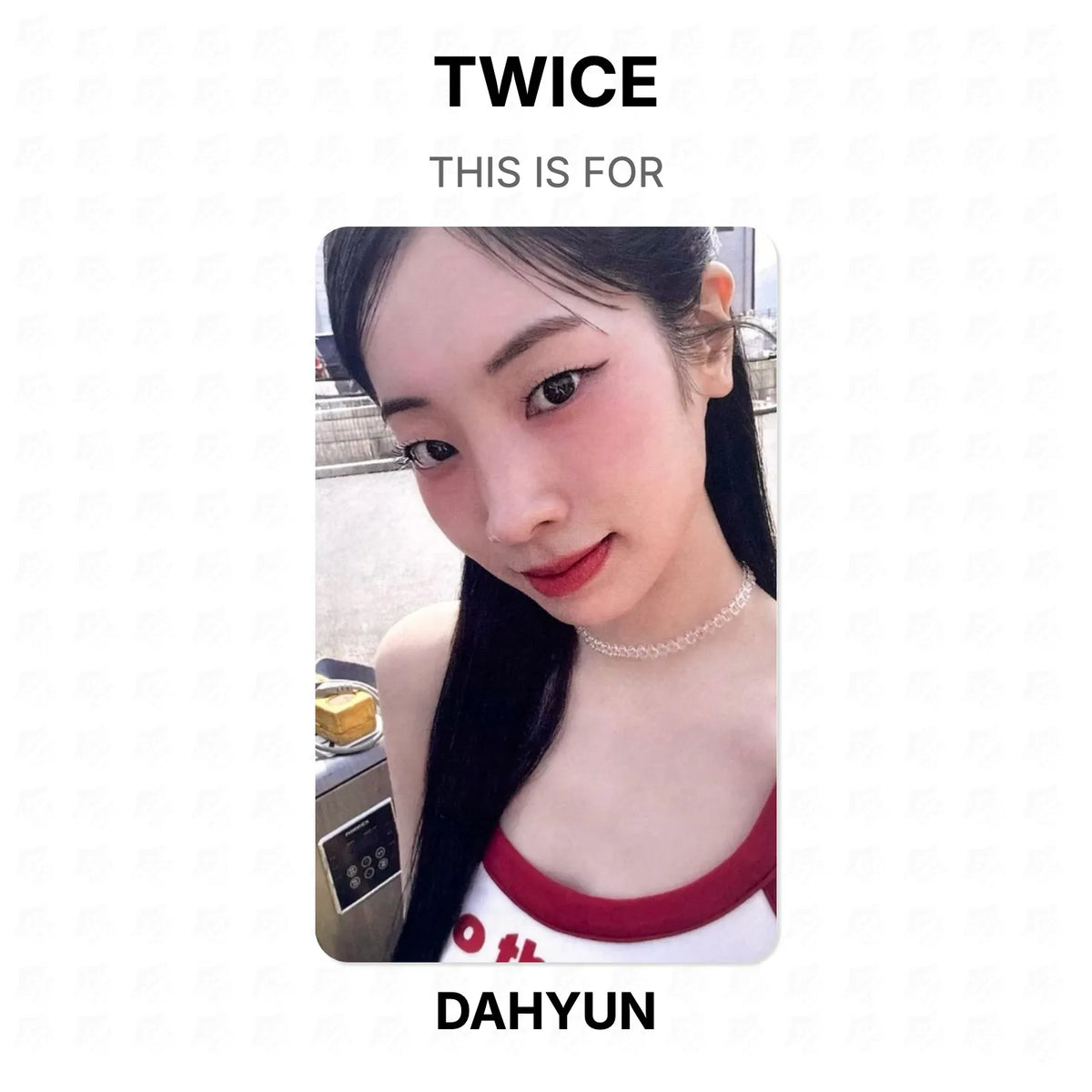 TWICE THIS IS FOR Official Photocard
