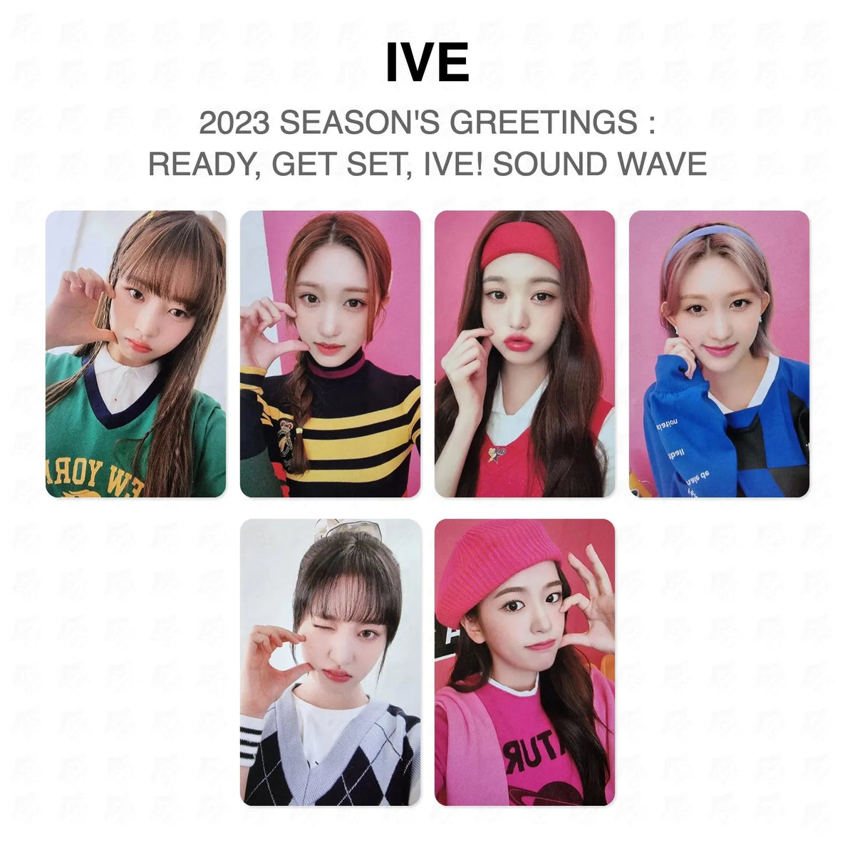 IVE 2023 SEASON'S GREETINGS : READY, GET SET, IVE! SOUND WAVE Official Photocard