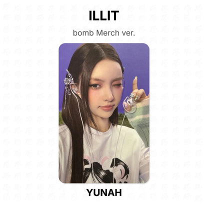 ILLIT bomb Merch ver. Official Photocard