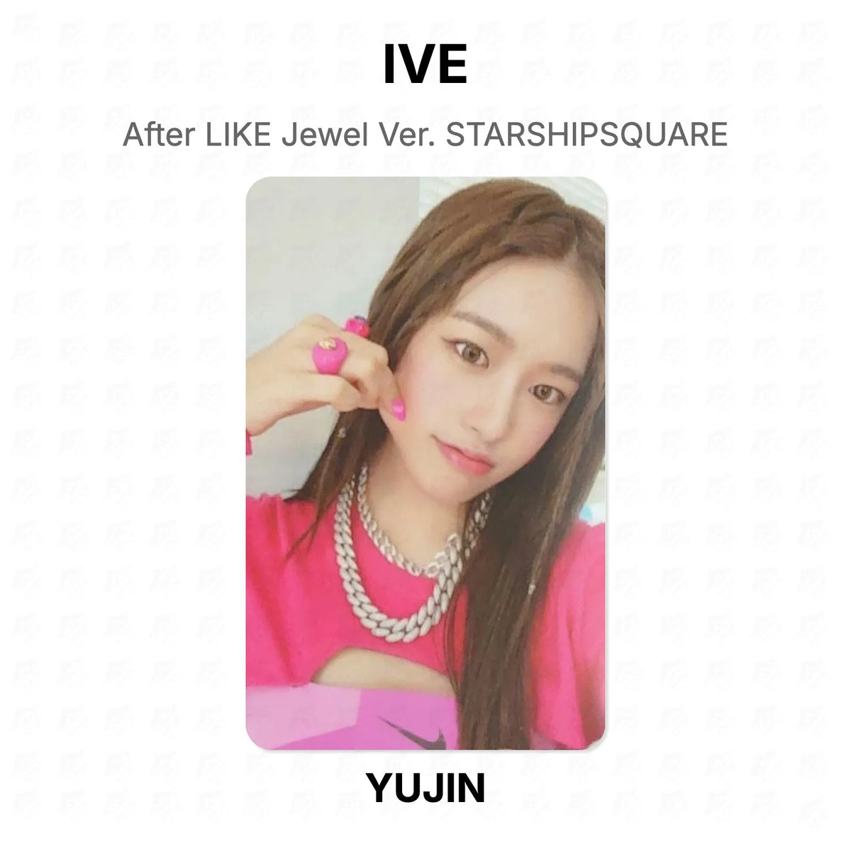 IVE After LIKE Jewel Ver. STARSHIPSQUARE Official Photocard