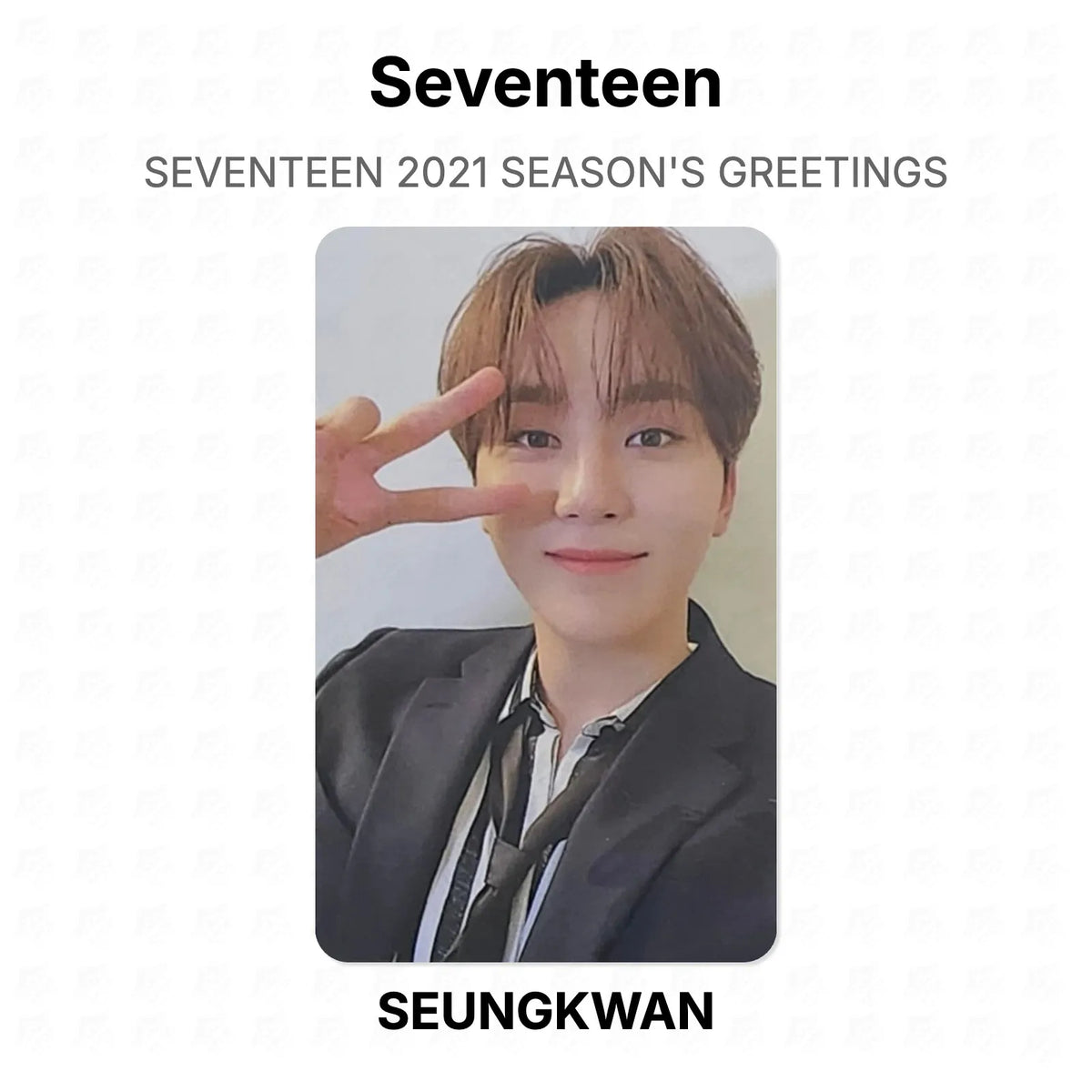 Seventeen 2021 SEASON'S GREETINGS Official Photocard