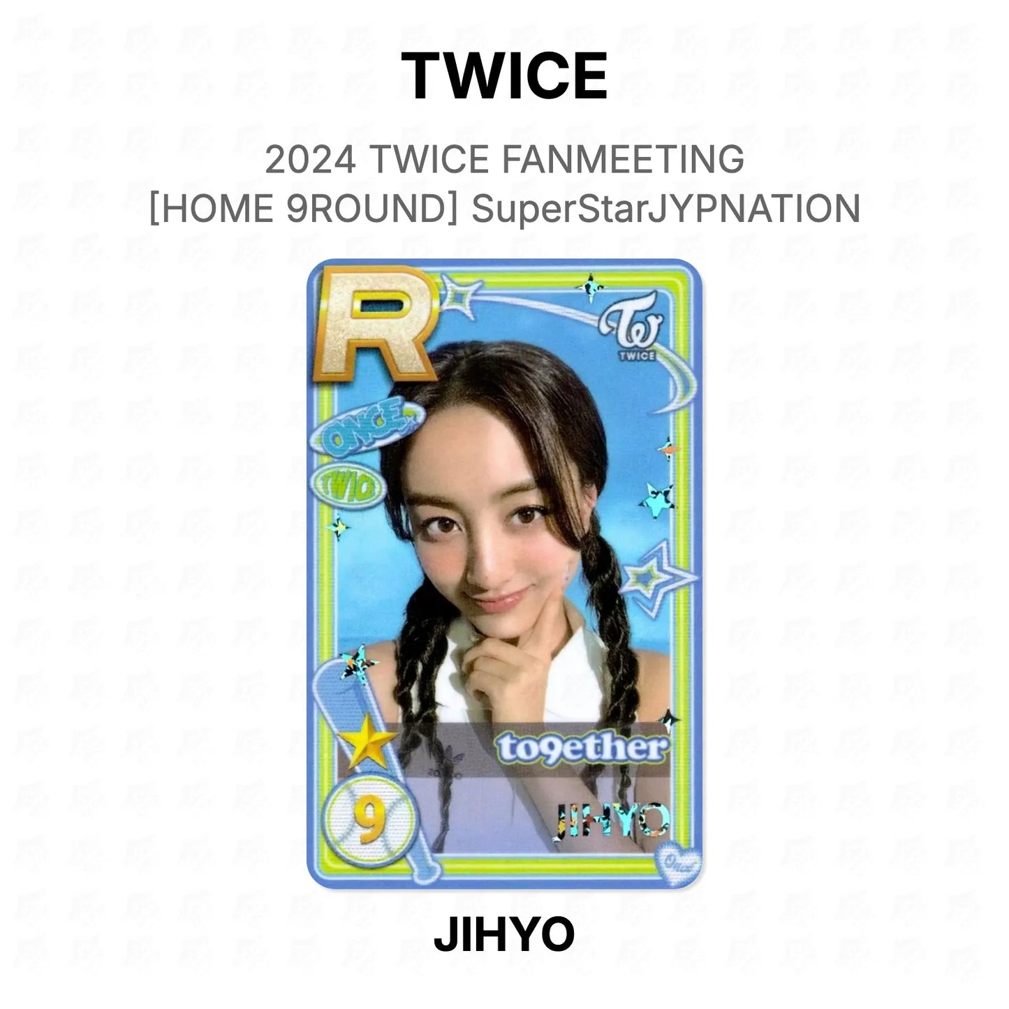 TWICE 2024 TWICE FANMEETING [HOME 9ROUND] SuperStarJYPNATION Official Photocard