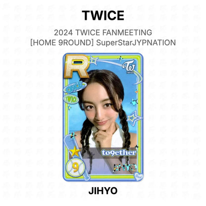 TWICE 2024 TWICE FANMEETING [HOME 9ROUND] SuperStarJYPNATION Official Photocard