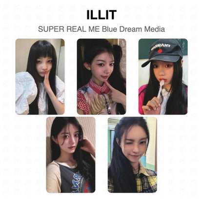 ILLIT SUPER REAL ME Blue Dream Media Official Photocard