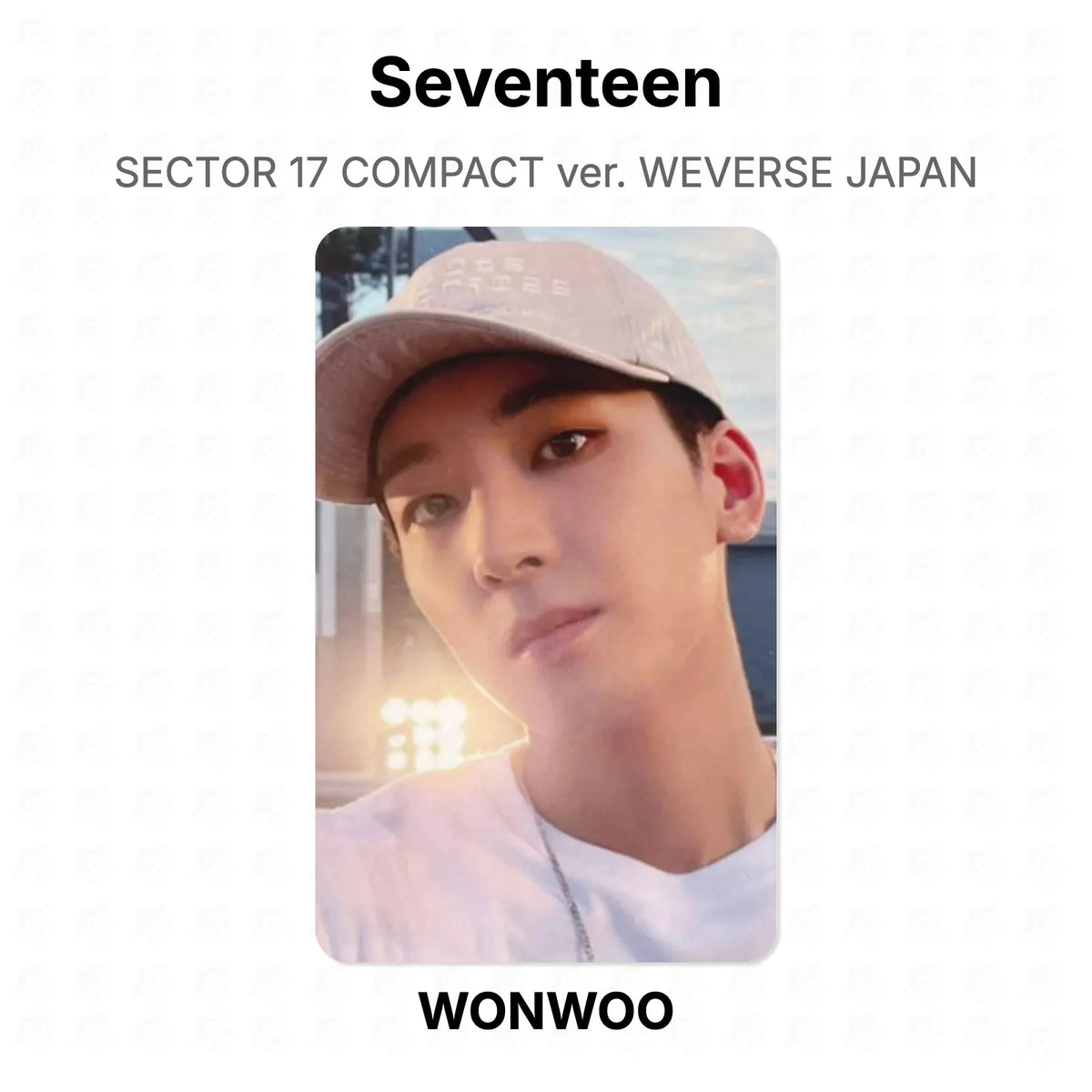 Seventeen SECTOR 17 COMPACT ver. WEVERSE JAPAN Official Photocard
