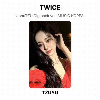 TWICE abouTZU Digipack ver. MUSIC KOREA Official Photocard