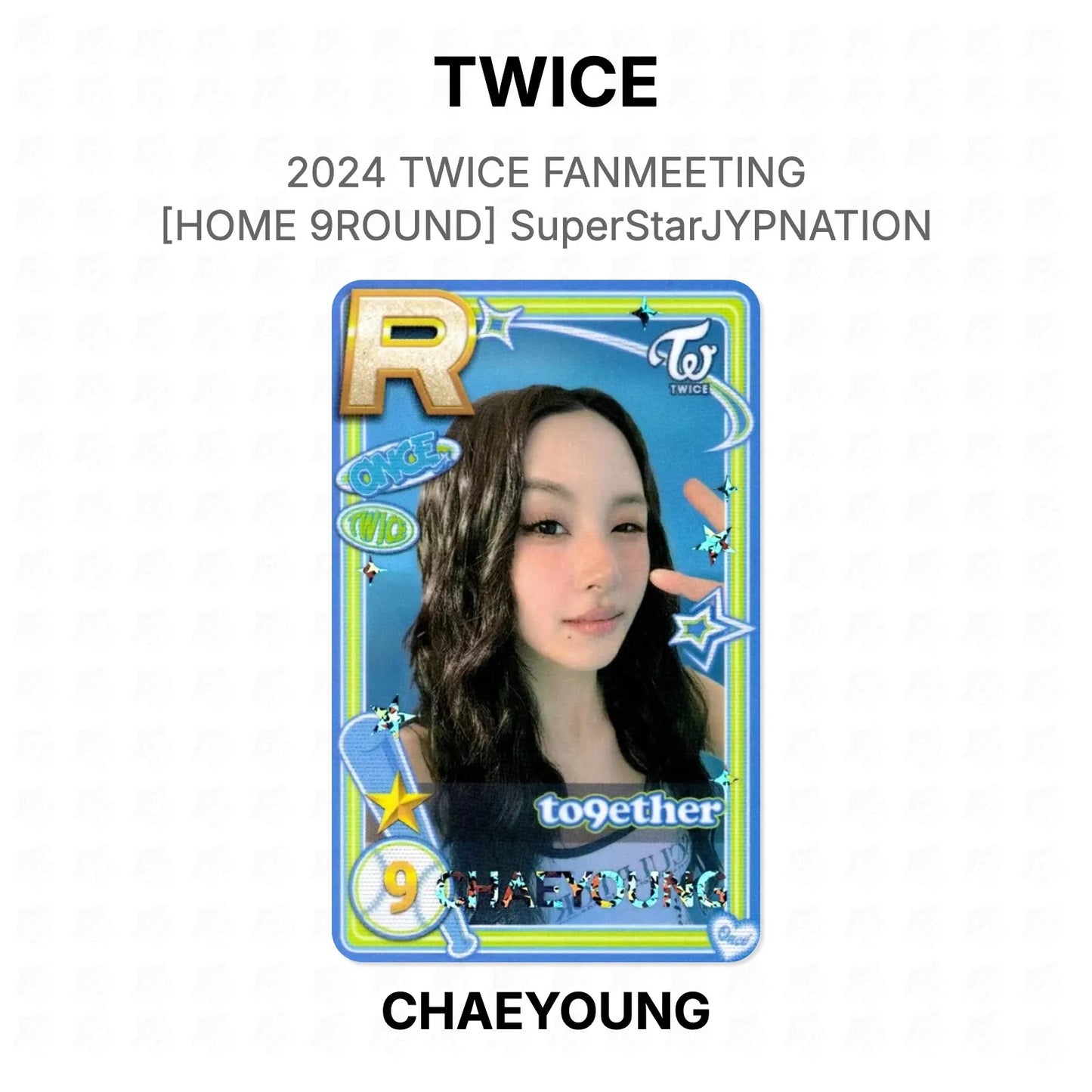 TWICE 2024 TWICE FANMEETING [HOME 9ROUND] SuperStarJYPNATION Official Photocard