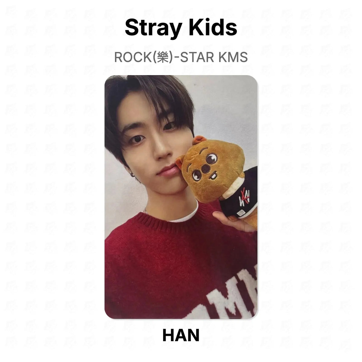 Stray Kids ROCK(樂)-STAR KMS Official Photocard