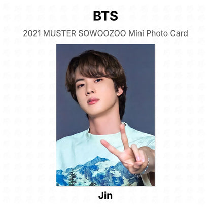 BTS 2021 MUSTER SOWOOZOO Mini Photo Card โฟโต้การ์ดของแท้