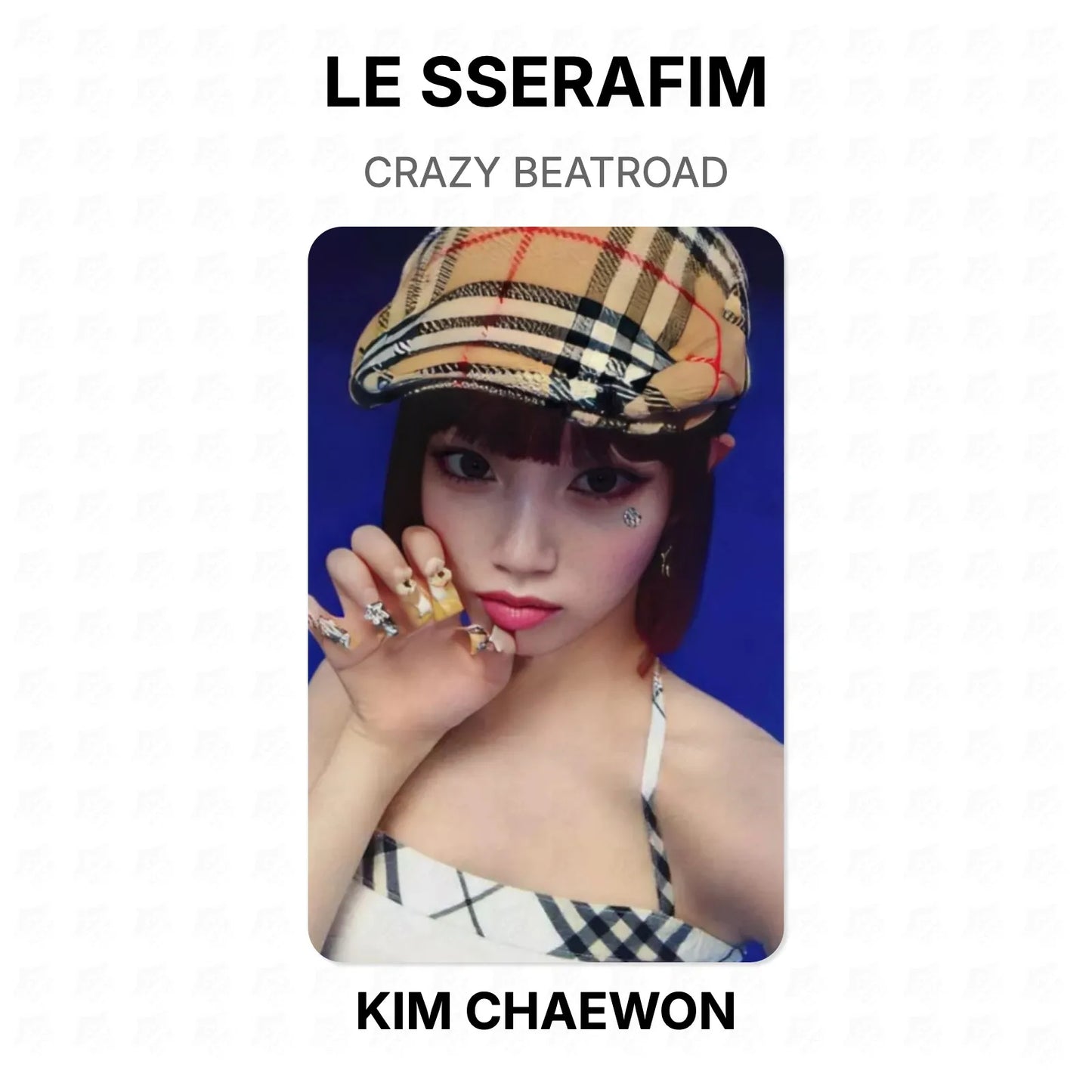 LE SSERAFIM CRAZY BEATROAD Official Photocard