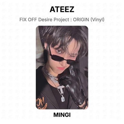 ATEEZ FIX OFF Desire Project : ORIGIN (Vinyl) Official Photocard
