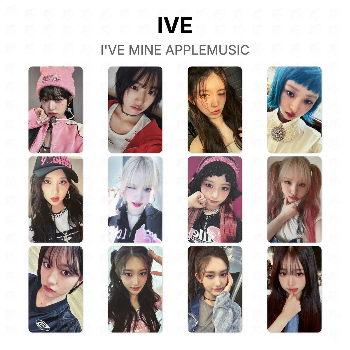 IVE I'VE MINE APPLEMUSIC Official Photocard