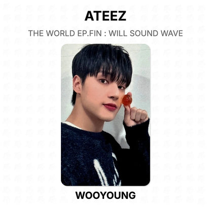 ATEEZ THE WORLD EP.FIN : WILL SOUND WAVE Official Photocard