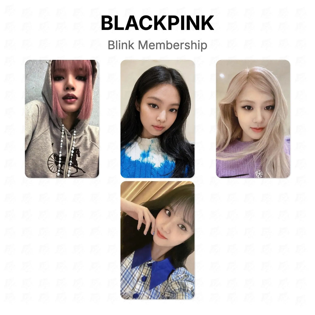 BLACKPINK Blink Membership Official Photocard