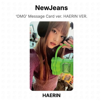 NewJeans ‘OMG’ Message Card ver. HAERIN VER. Official Photocard