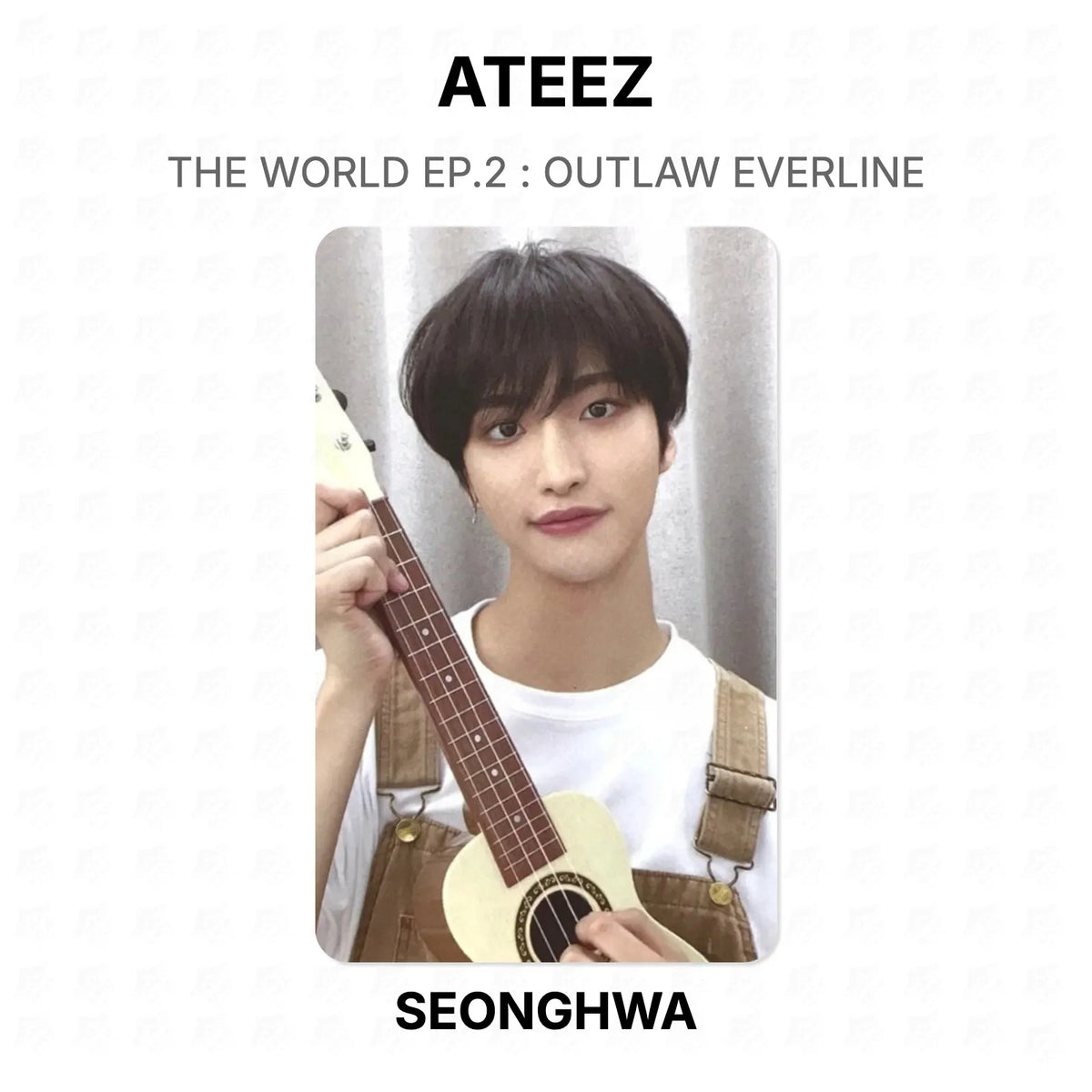 ATEEZ THE WORLD EP.2 : OUTLAW EVERLINE Official Photocard