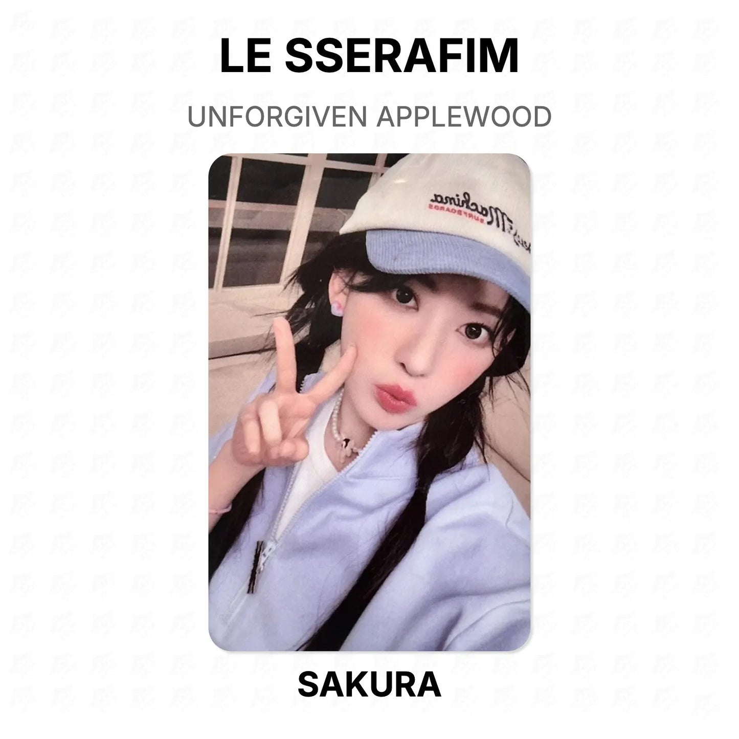 LE SSERAFIM UNFORGIVEN APPLEWOOD Official Photocard