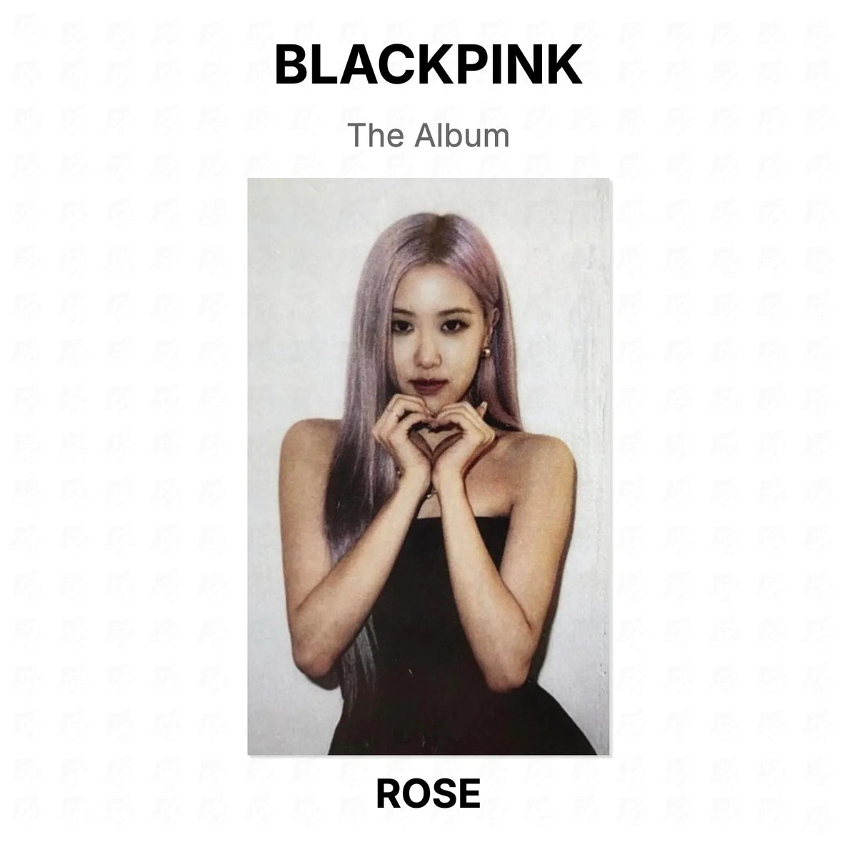 BLACKPINK The Album Official Photocard