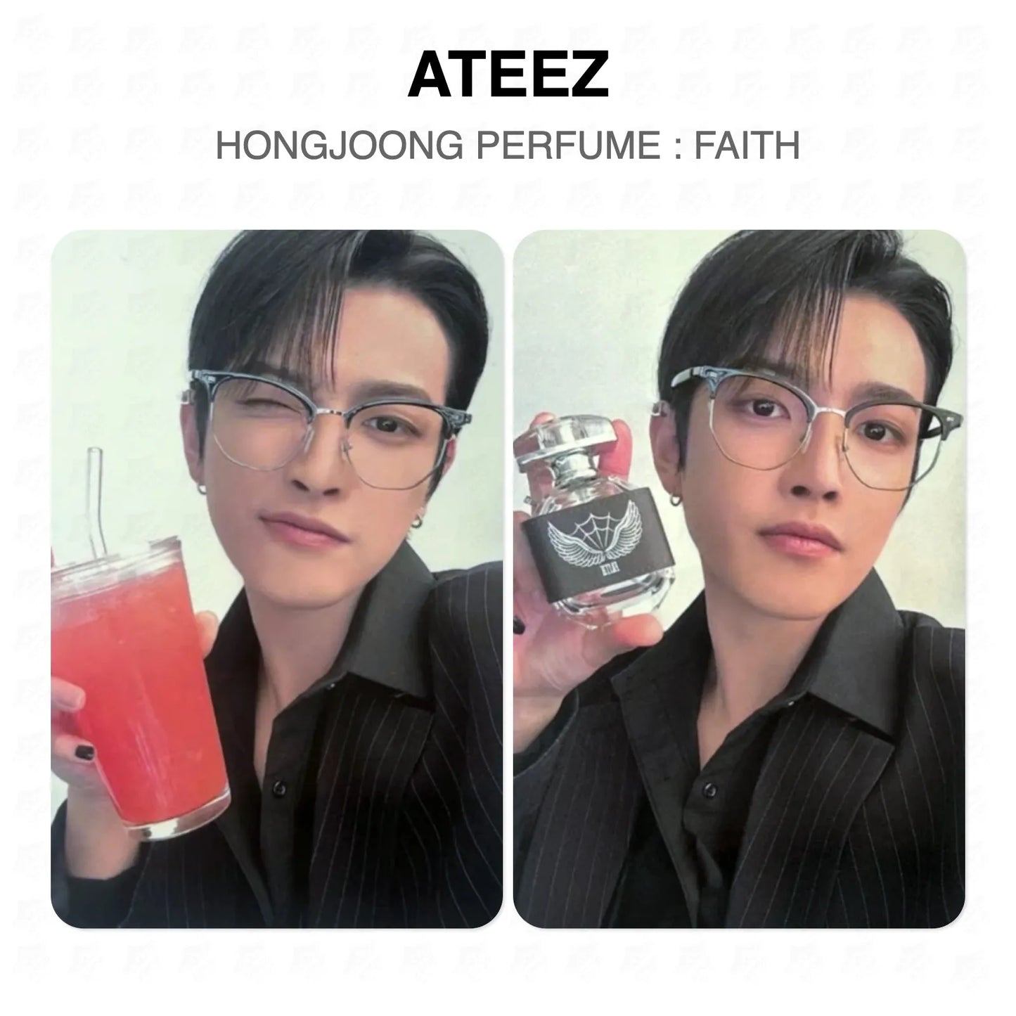 ATEEZ HONGJOONG PERFUME : FAITH Official Photocard