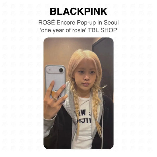 BLACKPINK ROSÉ Encore Pop-up in Seoul ’one year of rosie‘ TBL SHOP Official Photocard