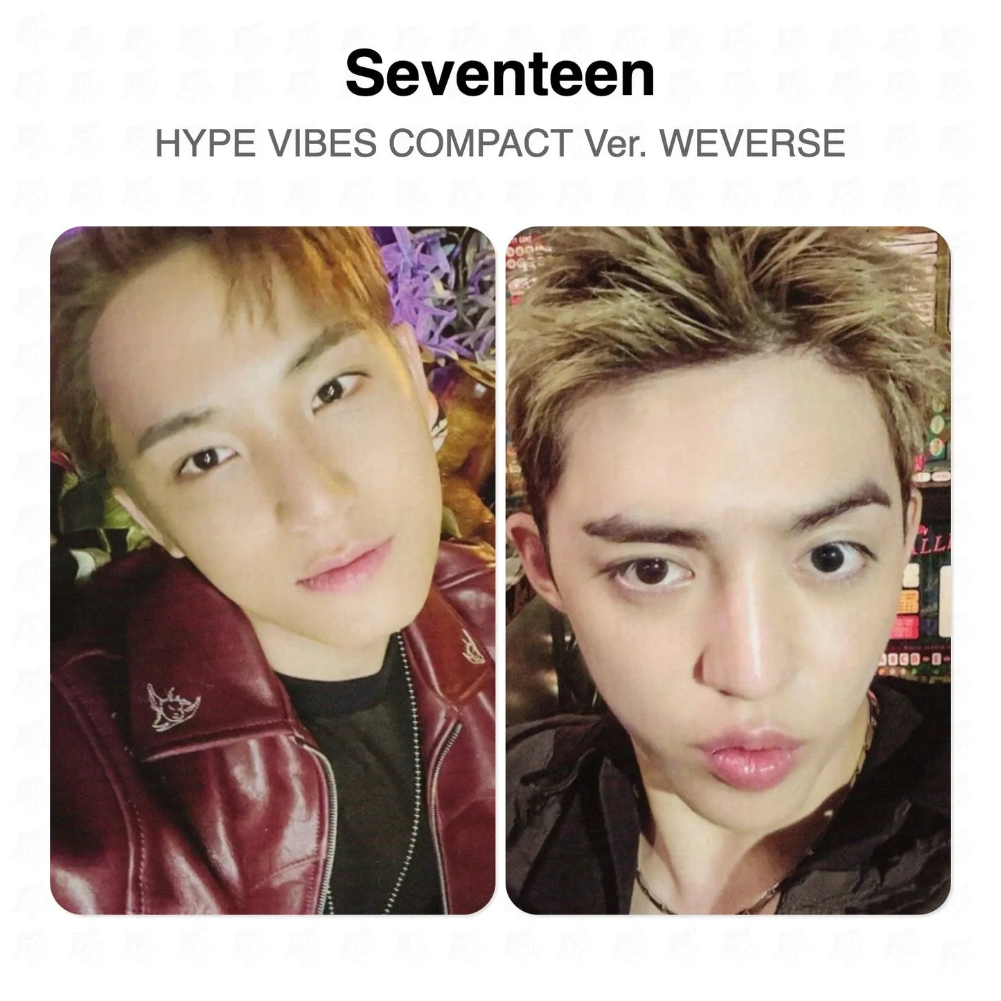 Seventeen HYPE VIBES COMPACT Ver. WEVERSE Official Photocard