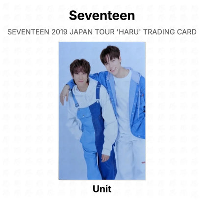 Seventeen 2019 JAPAN TOUR 'HARU' TRADING CARD Official Photocard