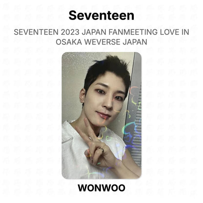Seventeen 2023 JAPAN FANMEETING LOVE IN OSAKA WEVERSE JAPAN Official Photocard