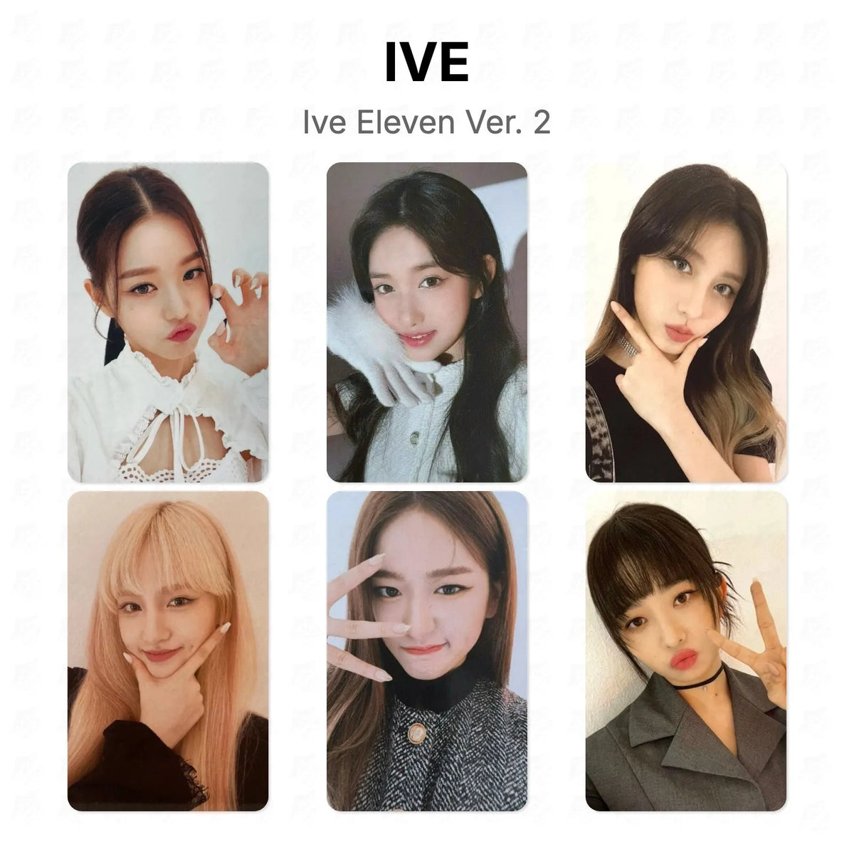 IVE Eleven Ver. 2 Official Photocard