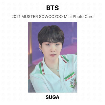 BTS 2021 MUSTER SOWOOZOO Mini Photo Card โฟโต้การ์ดของแท้