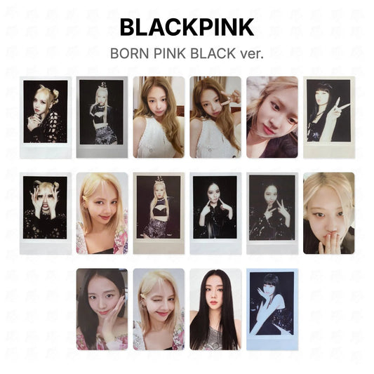 BLACKPINK BORN PINK BLACK ver. Official Photocard