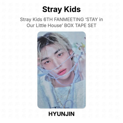 Stray Kids 6TH FANMEETING ‘STAY in Our Little House’ BOX TAPE SET Official Photocard