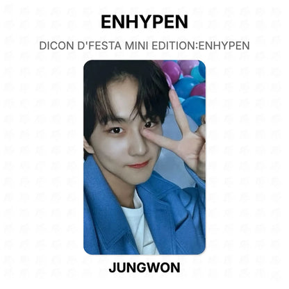 ENHYPEN DICON D'FESTA MINI EDITION:ENHYPEN Official Photocard