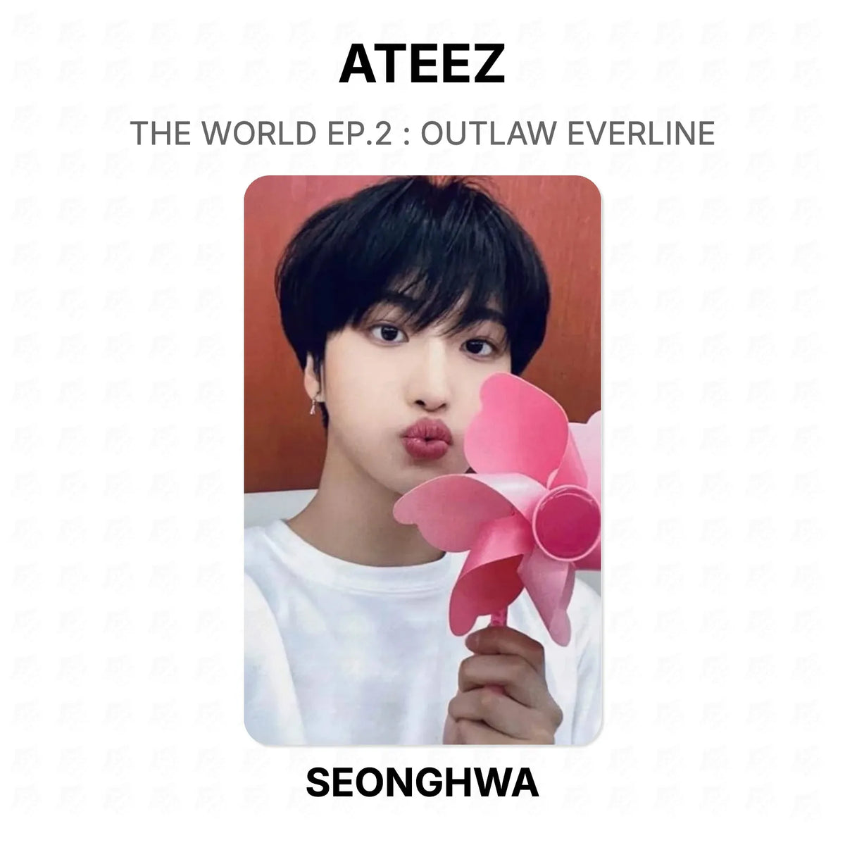 ATEEZ THE WORLD EP.2 : OUTLAW EVERLINE Official Photocard