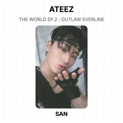 ATEEZ THE WORLD EP.2 : OUTLAW EVERLINE Official Photocard